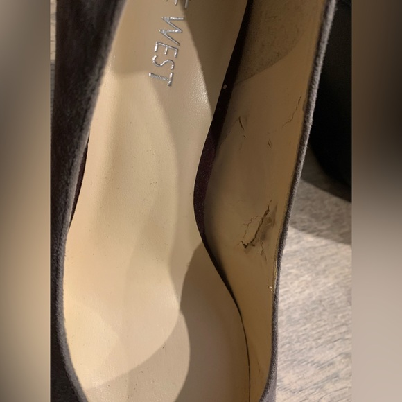 Colour block Nine West Block heels, worn inside only a few times. - Picture 5 of 8